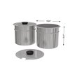 Koolmore Bain Marie Countertop Food Warmer, Soup Station, and Buffet Table Server w/Two Serving Pots and Tap CFW-4T